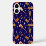 Guitar Music Notes Pattern Phone Case 
