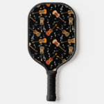 Guitar Music Notes Pattern Pickleball Paddle