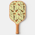 Guitar Music Notes Pattern Pickleball Paddle