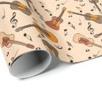 Guitar Music Notes Pattern