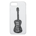 Guitar Music Notes Text Case-Mate iPhone Case