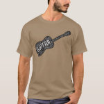 Guitar Music Notes Text T-Shirt