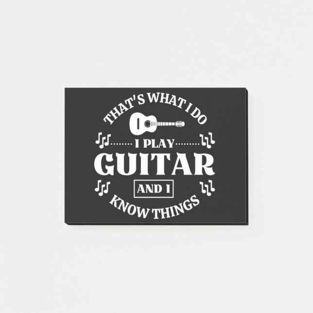 Guitar Music Post-it Notes (Front)