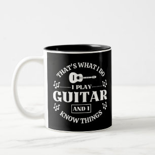 Guitar Music Two-Tone Coffee Mug