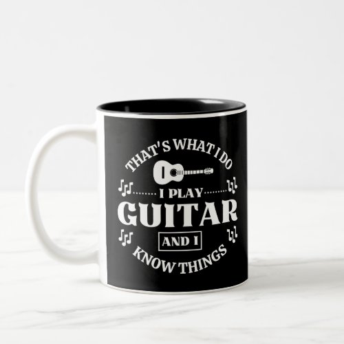 Guitar Music Two_Tone Coffee Mug