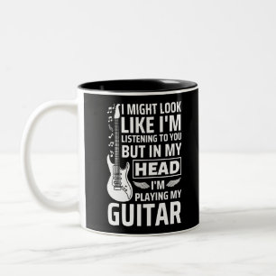 Guitar Music Two-Tone Coffee Mug