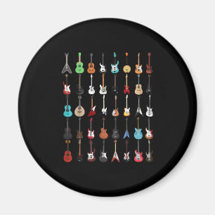 Guitar Musical Instrument Rock and Roll Magnet
