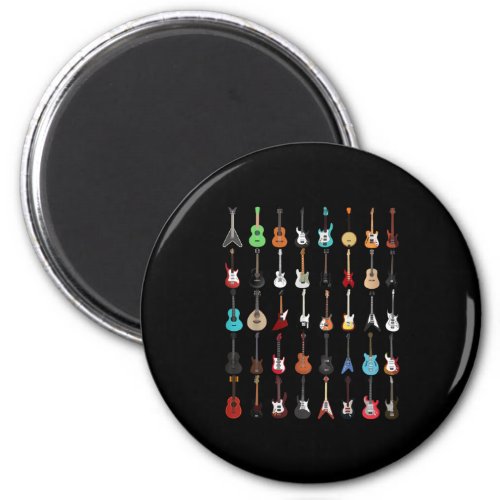 Guitar Musical Instrument Rock and Roll Magnet