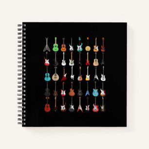 Guitar Musical Instrument Rock and Roll Notebook