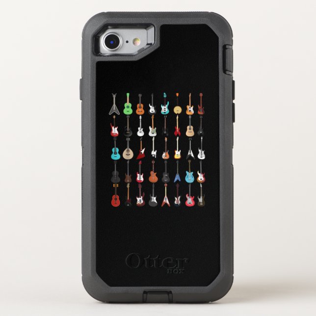 Guitar Musical Instrument Rock and Roll Otterbox iPhone Case (Back)