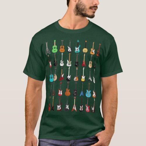 Guitar Musical Instrument  T_Shirt