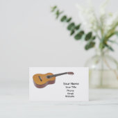 Guitar Musician Business Card (Standing Front)