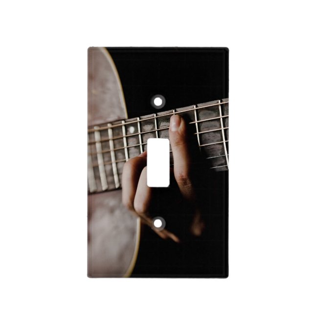 Guitar Neck and Hand Music Lightswitch Cover (Front)
