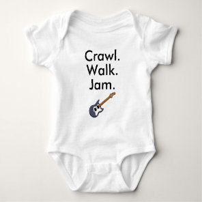 Guitar Newborn Gift, Music Baby Bodysuit