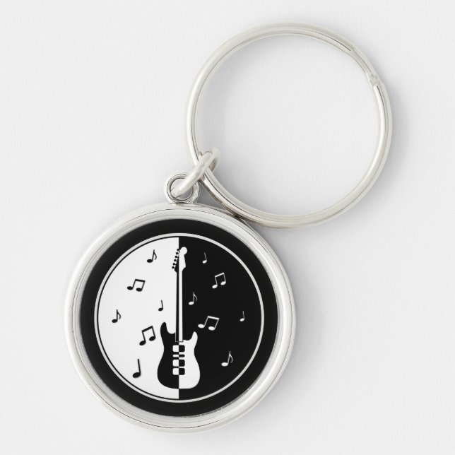 Guitar Night Keychain (Front)