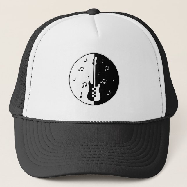 Guitar Night Trucker Hat (Front)
