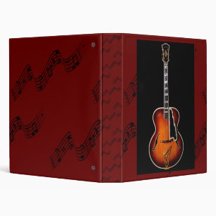 "Guitar Notes" 3 Ring Binder