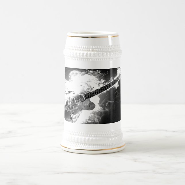 Guitar on Fire Stein (Center)