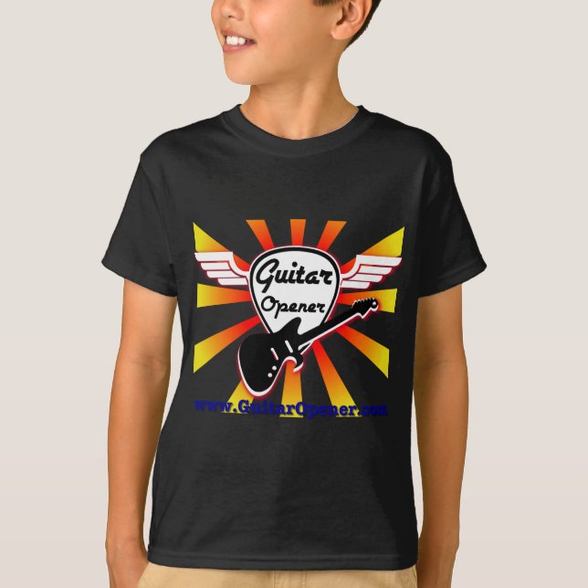 Guitar Opener Dark T-Shirt (Front)