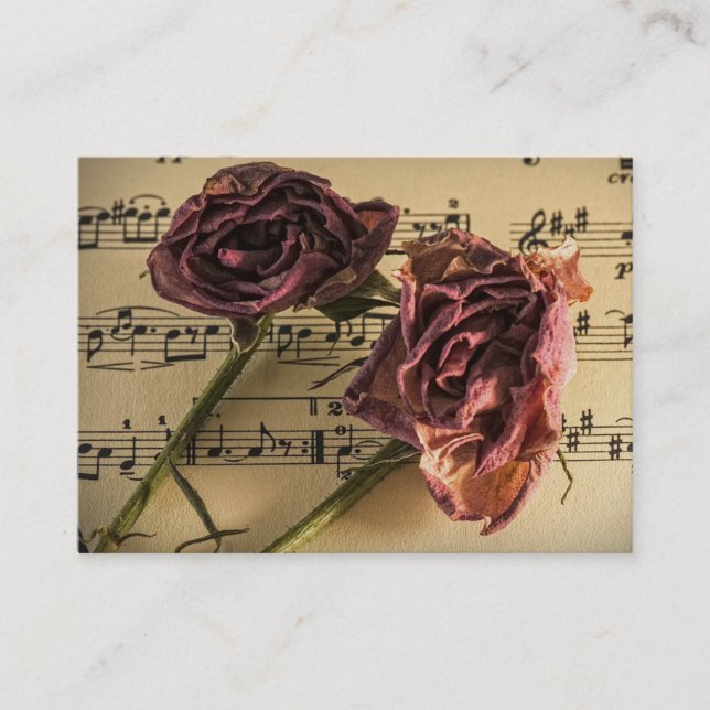 Guitar or Music Lesson Business Card (Front)