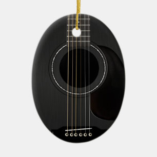 Guitar Ornament Black