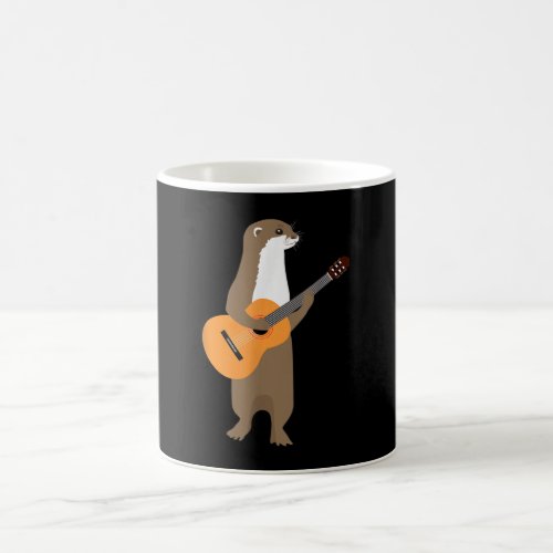 Guitar Otter  Animal Kids Guitarist  Art Out Coffee Mug