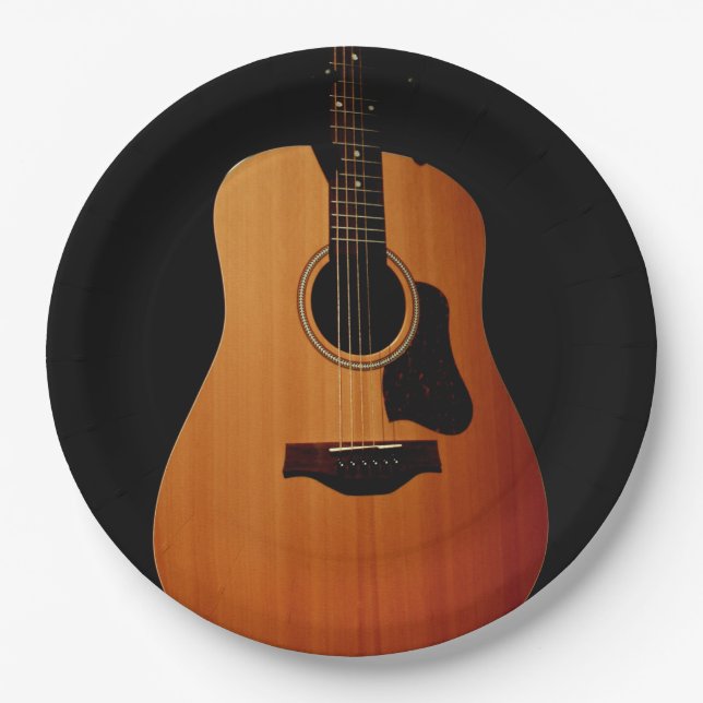 GUITAR PAPER PLATES (Front)