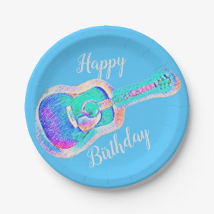 GUITAR PAPER PLATES