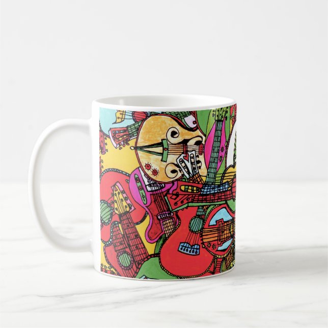 Guitar Party Mug (Left)