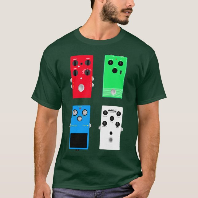 Guitar Pedals T-Shirt (Front)