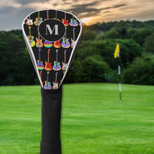 Guitar Personalized Golf Head Cover