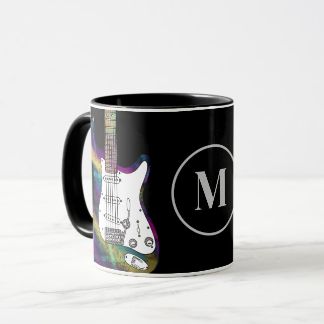 Guitar Personalized  Mug (Front Left)