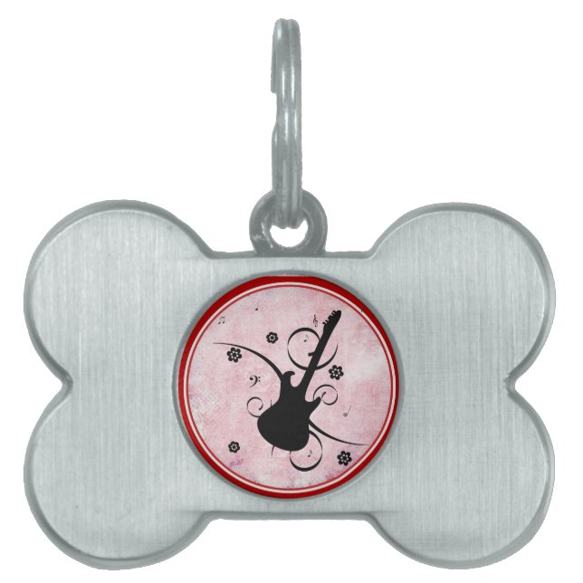 Guitar Pet Tag (Front)
