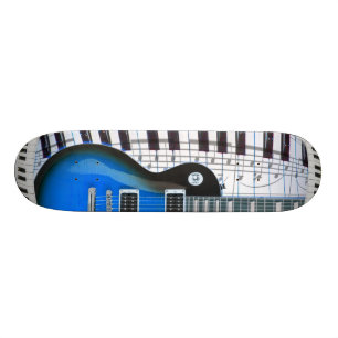Guitar Piano Keyboard Skateboard