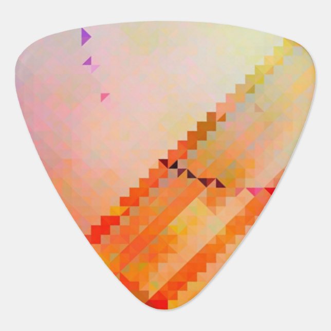 guitar pic abstract guitar pick (Front)