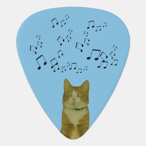 Guitar Pick _ Blues Cat