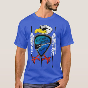 Guitar Pick Blues Regal Eagle T-Shirt