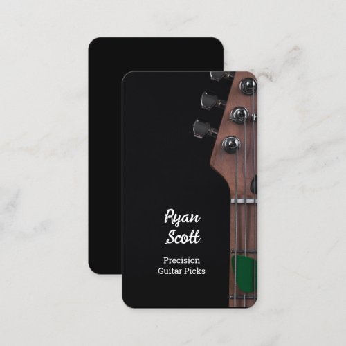 Guitar Pick Business Card