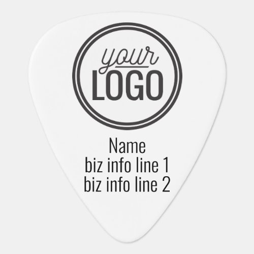 Guitar Pick Business Logo Name Promotional