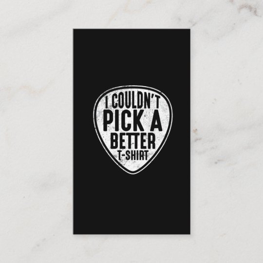 Guitar Pick Electric Bass Guitarist Musician Business Card | Zazzle.com