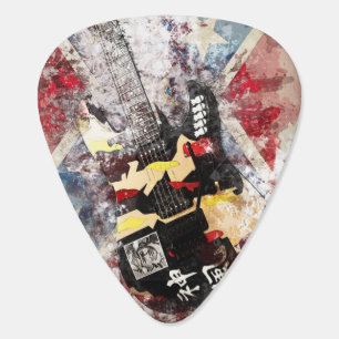 Guitar Pick- Grunge Guitar Design Pick