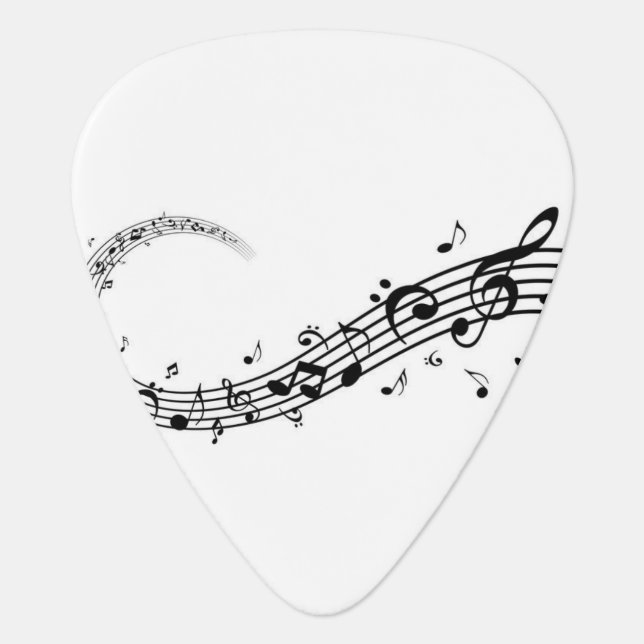 Guitar Pick- Music and Love Pick (Front)