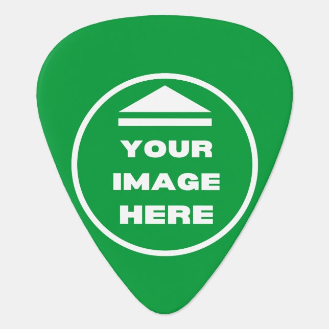 Guitar Pick - Personalized - Add Image / Text  (Front)