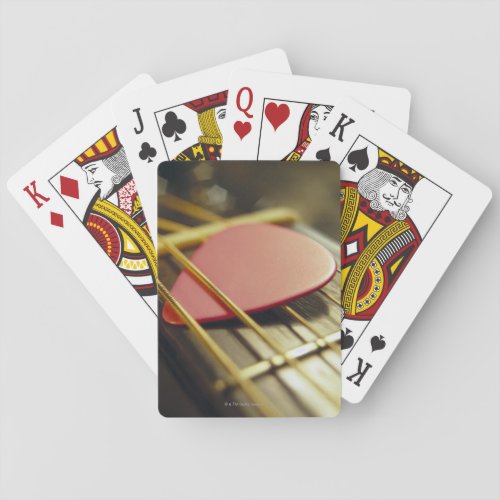 Guitar Pick Playing Cards