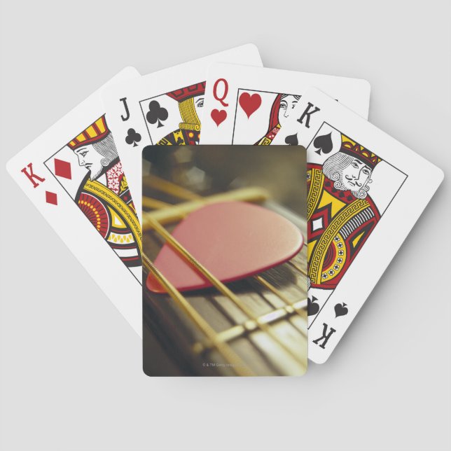 Guitar Pick Poker Cards (Back)