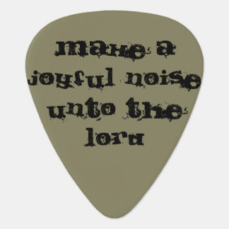 Guitar pick Psalms 98:4