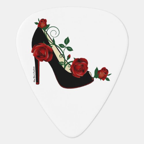 Guitar Pick _ Stiletto Rose