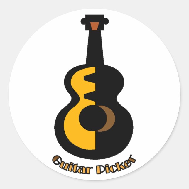 Guitar Picker Sticker (Front)