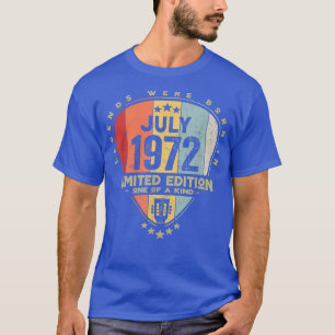 Guitar PickLegends Were Born In July 1972 Guitar  T-Shirt