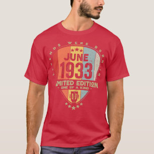 Guitar PickLegends Were Born In June 1933 Guitar P T-Shirt